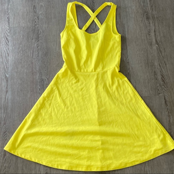 Yellow H&M Skater dress - Picture 1 of 4